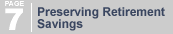 Read about Preserving Retirement Savings